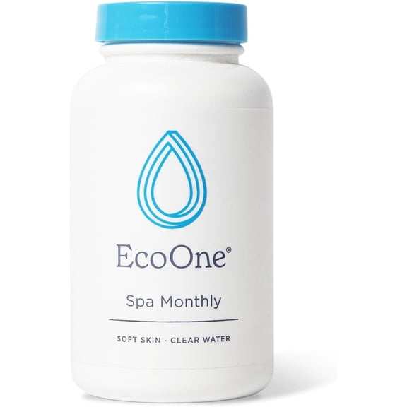 Spa Monthly | Gentle All-Natural Spa Treatment | Conditioning Hot Tub, Pool, & Spa Cleaner | Above, In-Ground, or Inflatable Hot Tub Cleaner Stabilizes pH & Alkalinity, 8 Oz, (1-Pack)