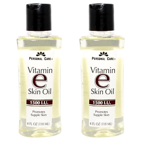 Spa Naturals Vitamin E Beauty Oil For Smoother Softer Skin 4 oz Pack of 2