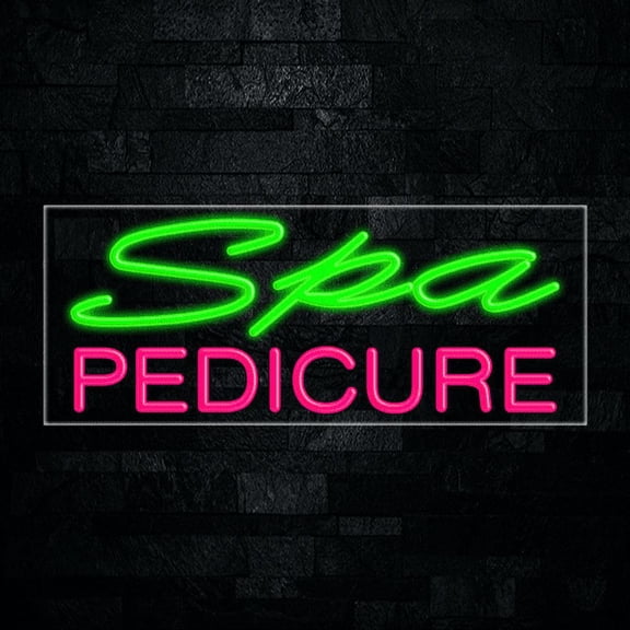 Spa Pedicure-LED Neon Sign 30"L x 12"H #30162