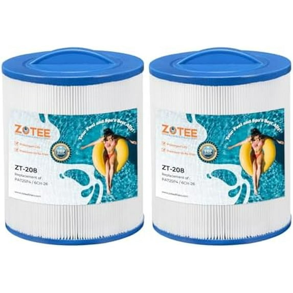 Spa & Pool Filter Cartridge Replacement for Unicel 6CH-26, PTL25W-SV, and Filbur FC-0310, 2 Packs$$Garden & Patio