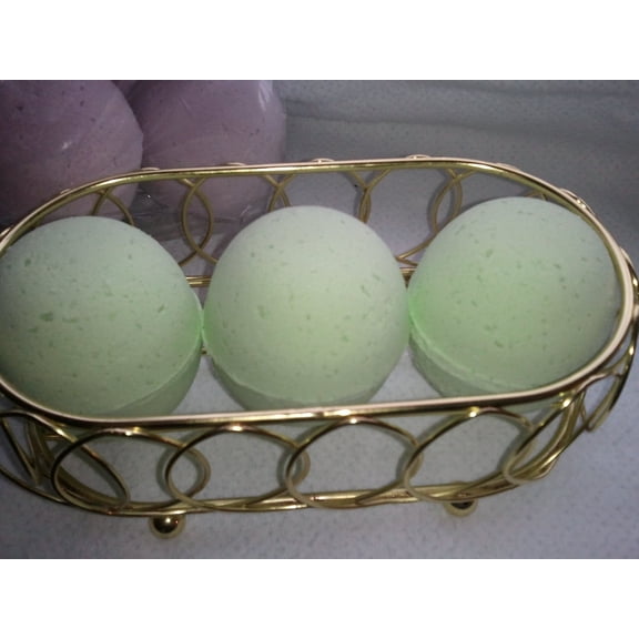 Spa Pure Bonsai Bath Bombs: 3 Bonsai Luxury Bath Bomb Fizzies, XL 5 Oz, Handmade in The USA with Shea, Mango and Cocoa Butter, Ultra Moisturizing, Great for Dry Skin, (Bonsai)
