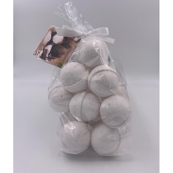 Spa Pure Creamy Coconut Bath Bomb Fizzies with Shea Butter, Ultra Moisturizing (14 Count) Pack of 1