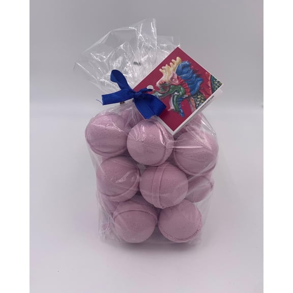 Spa Pure Dragon's Blood Bath Bomb Fizzies with Shea Butter, Ultra Moisturizing (14 Count) Pack of 1