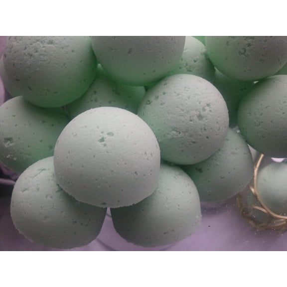 Spa Pure Shea Bath Bombs: 14 Bath Bomb Fizzies with Shea Butter, Ultra Moisturizing ..Great for Dry Skin (Rosemary Mint)