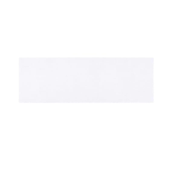Spa-Quality High Pile Bath Rug Runner 24" x 72", White, Quick Dry Oeko-Tex Certified Long Mat