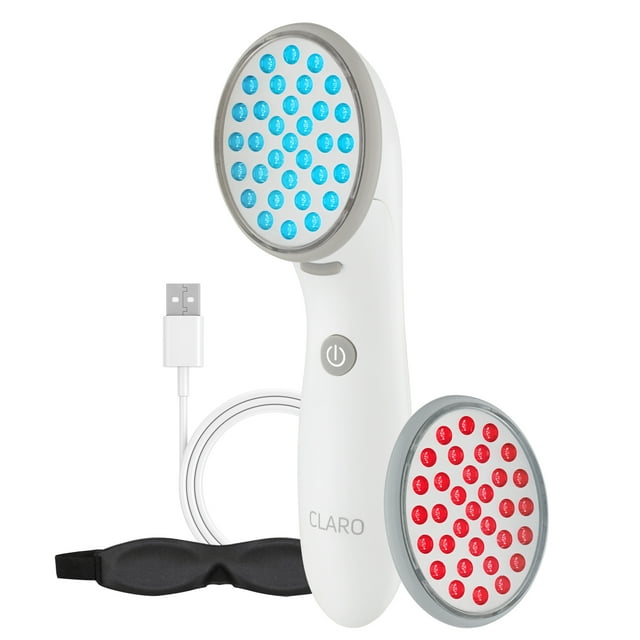 Spa Sciences Claro, LED Acne Clearing Light Therapy System, FDA Cleared and Rechargeable