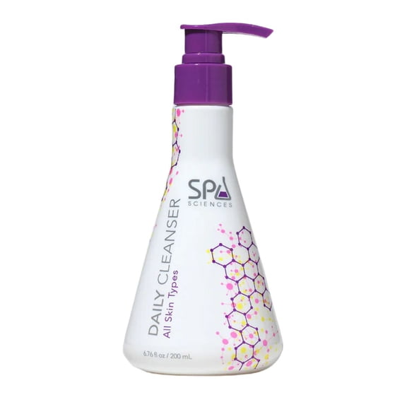 Spa Sciences Daily Cleanser for Sensitive Skin with Hyaluronic Acid for Hydration, 200 ML Bottle