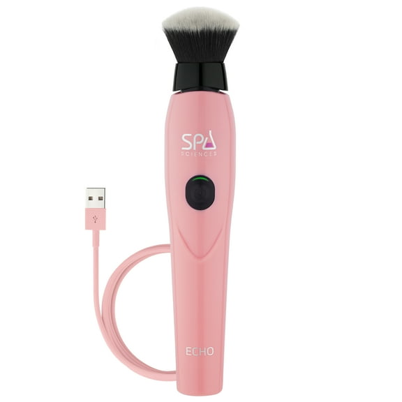 Spa Sciences ECHO, Rechargeable Sonic Makeup Brush for Airbrush Finish
