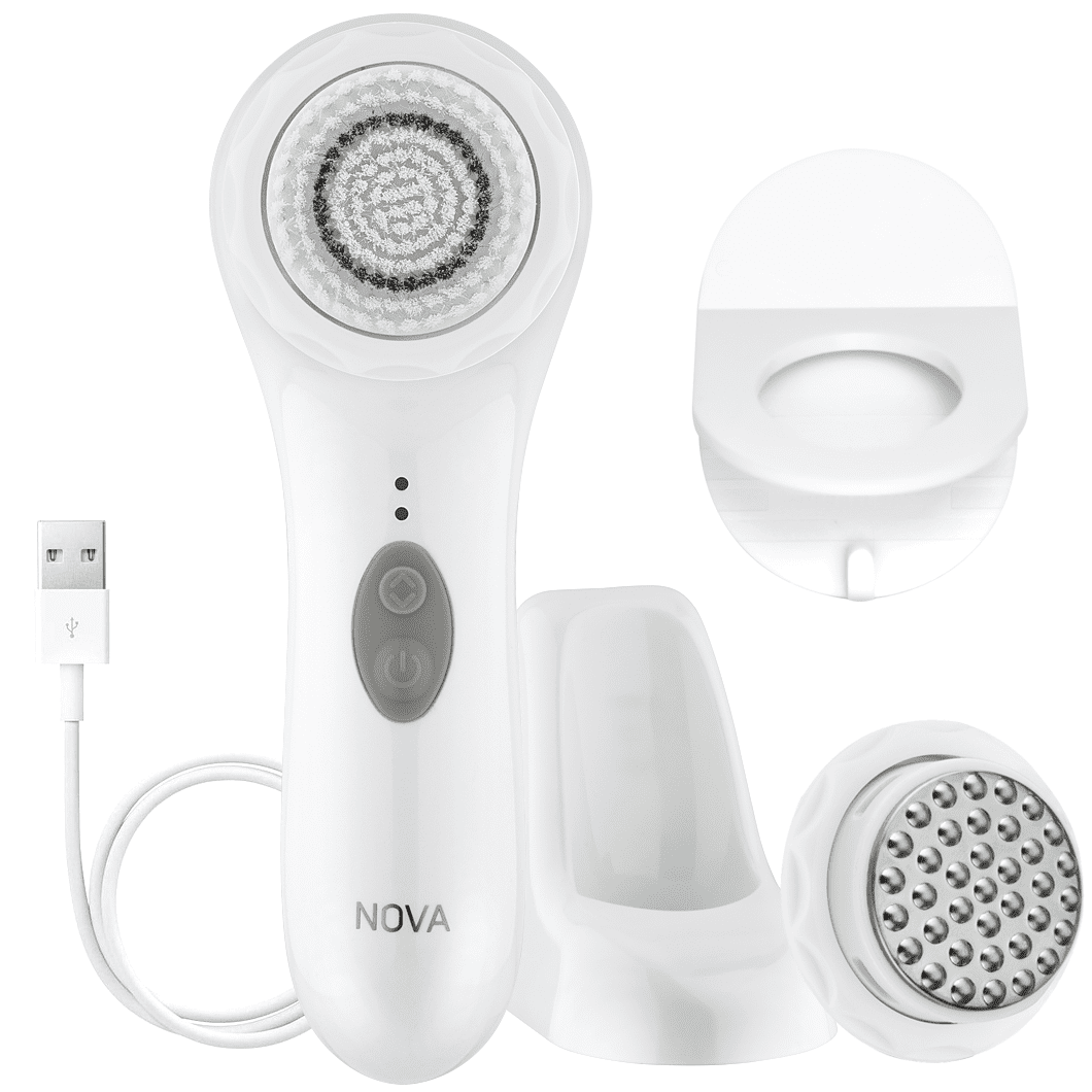 Spa Sciences NOVA Sonic Facial Cleansing and Exfoliating Device with