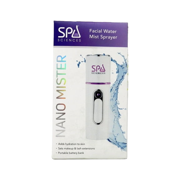 Spa Sciences - Nano Mister - Hydrating Facial Mister with Battery Bank