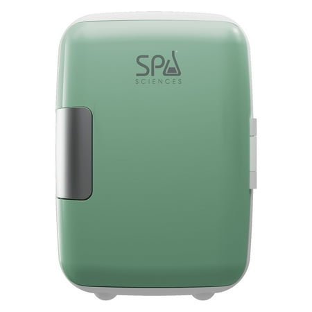 Spa Sciences COOL, Skincare Beauty Fridge with Warming Function, Green