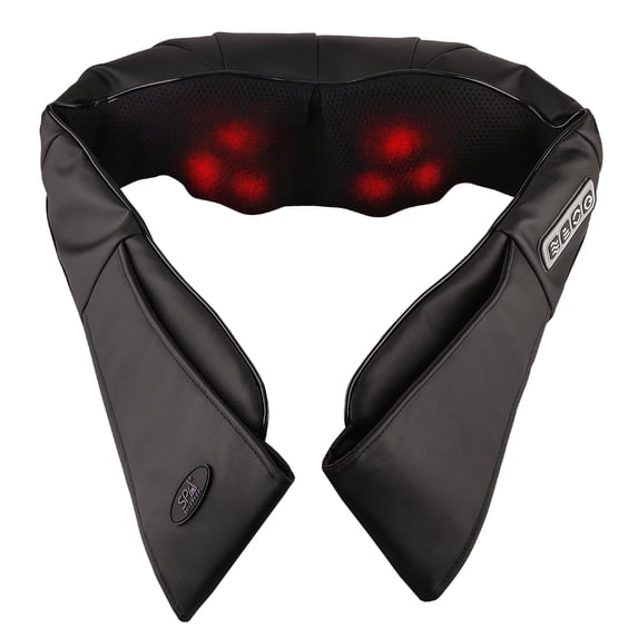 Spa Sciences TESA 3D Kneading Deep Tissue Wrap Massager for Neck, Back and Shoulders, Black, One Size