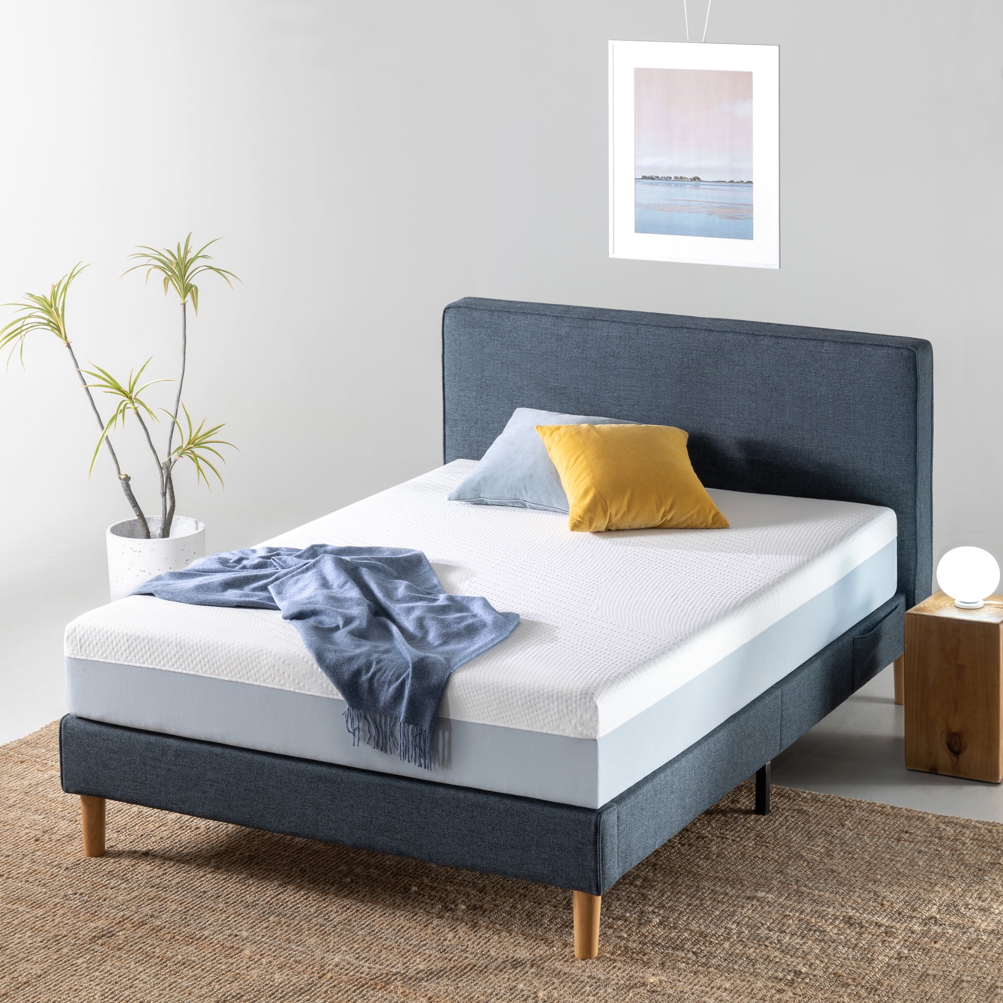 Zinus gel foam mattress discount