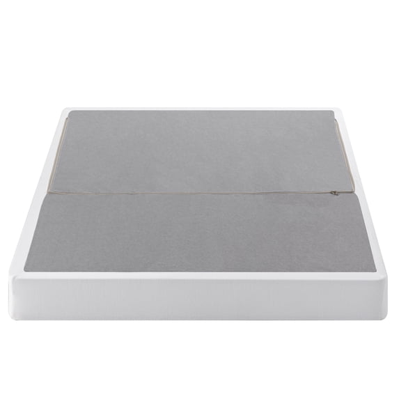 Zinus Spa Sensations No Assembly 7.5" White Metal Box Spring, Queen