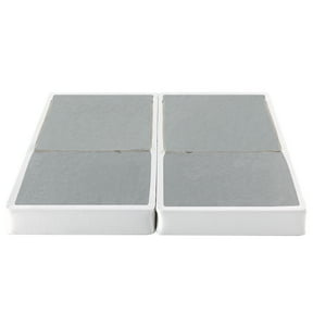 Zinus Spa Sensations No Assembly 7.5" White Metal Box Spring, Split King