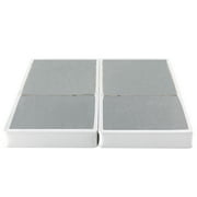 Zinus Spa Sensations No Assembly 7.5" White Metal Box Spring, Split King