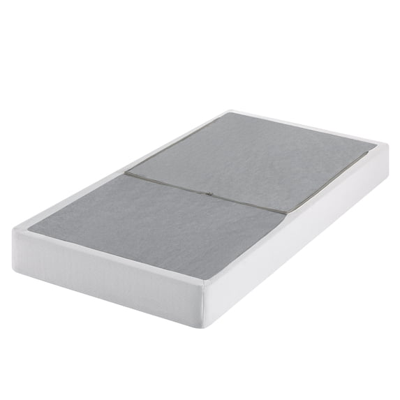 Zinus Spa Sensations No Assembly 7.5" White Metal Box Spring, Twin