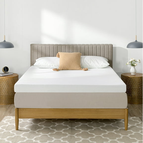 Zinus Spa Sensations Dual-Layer 4" Memory Foam Mattress Topper, Twin