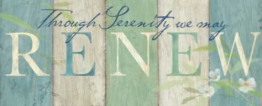 Spa Sentiment Sign II Canvas Art - Cynthia Coulter (10 x 20)