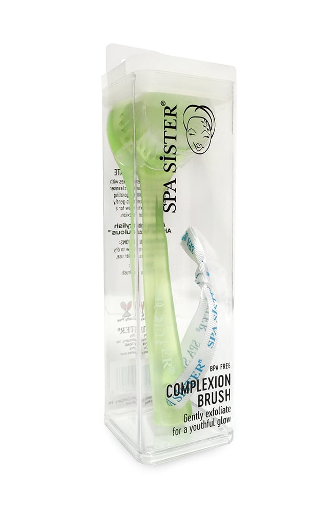 Spa Sister Boxed Soft Complexion Brush, Green