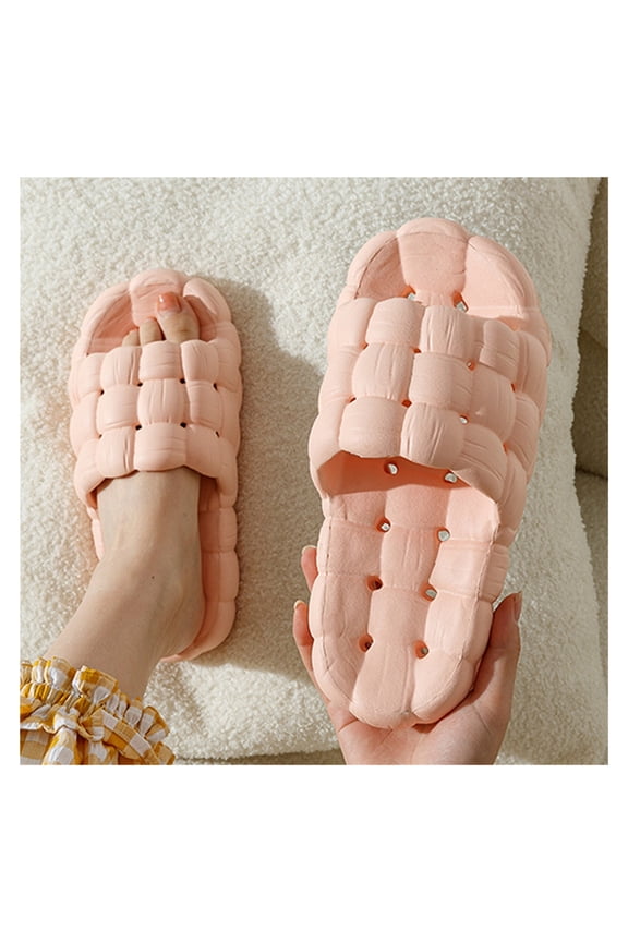 Spa Slippers Massage Bubble Slides Slippers for Women,Funny Non-slip Gym House Slippers Shower Bedroom Slippers,Soft Pillow Stress Relief Slide Sandals for Ladies