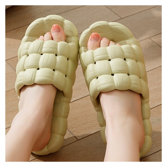 Spa Slippers Massage Bubble Slides Slippers for Women,Funny Non-slip Gym House Slippers Shower Bedroom Slippers,Soft Pillow Stress Relief Slide Sandals for Ladies