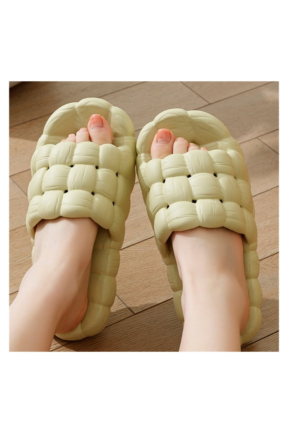 Spa Slippers Massage Bubble Slides Slippers for Women,Funny Non-slip Gym House Slippers Shower Bedroom Slippers,Soft Pillow Stress Relief Slide Sandals for Ladies