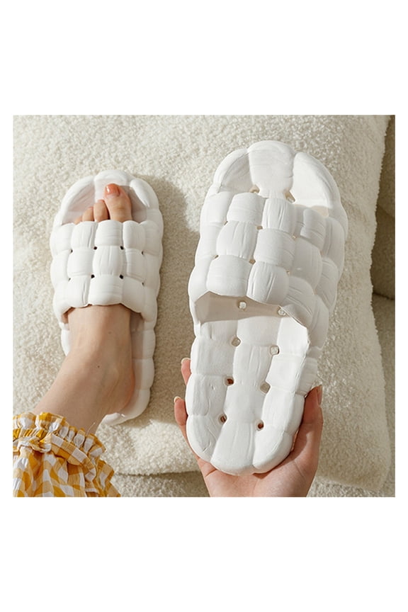 Womens Pillow Slides,Massage Bubble Slides Gym House Shower Bedroom Slippers Reflexology Stress Relief Sandals,Breathable Decompression Shoes Beach Non-Slip Shoes