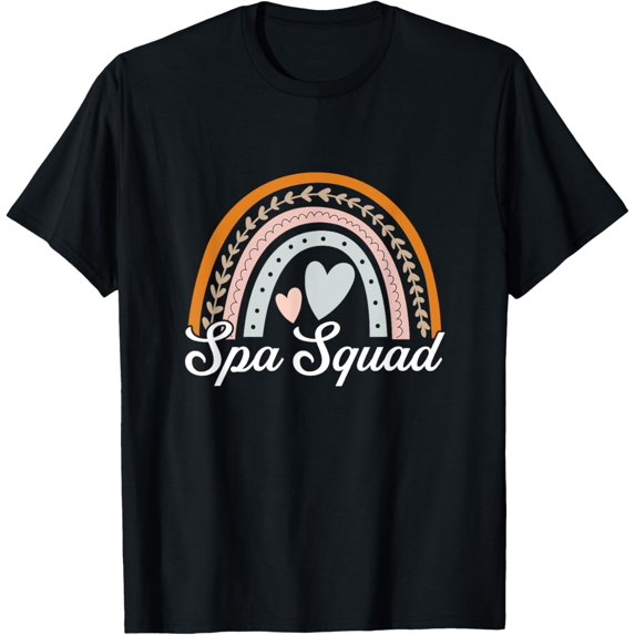 Spa Squad | Beauty And Wellness Salon | Women T-Shirt men and women can wear, black, white, gifts