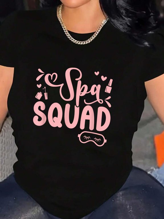 Spa Squad Spa Birthday Squad Girls Spa Party Spa Day T-Shirt