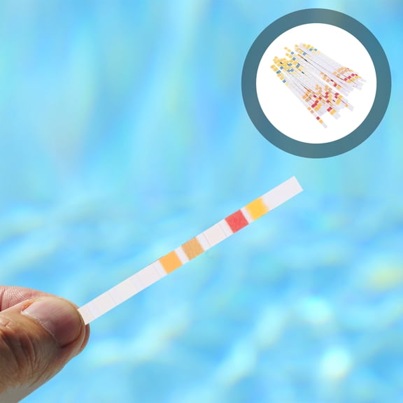 Pawsdot Water Testing Kit Assorted Color Pet for Pool Freshness and Safety 50Pcs