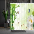 thumbnail image 1 of Spa r Shower Curtain Asian Zen Massage St with Herbal Oil and Scent Candles Fabric Bathroom r Multiple Size With Hook, 1 of 6