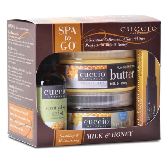 Spa to Go Milk Honey 4pc Kit