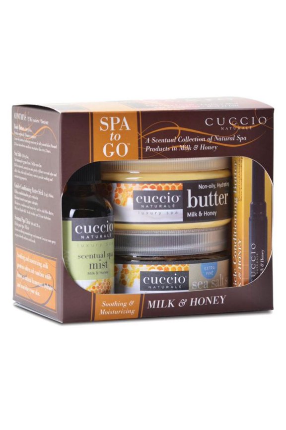 Spa to Go Milk Honey 4pc Kit