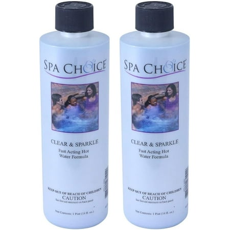 SpaChoice 472-3-1021-02 Spa Clarifier Hot Tub, 1-Pint, 2-Pack