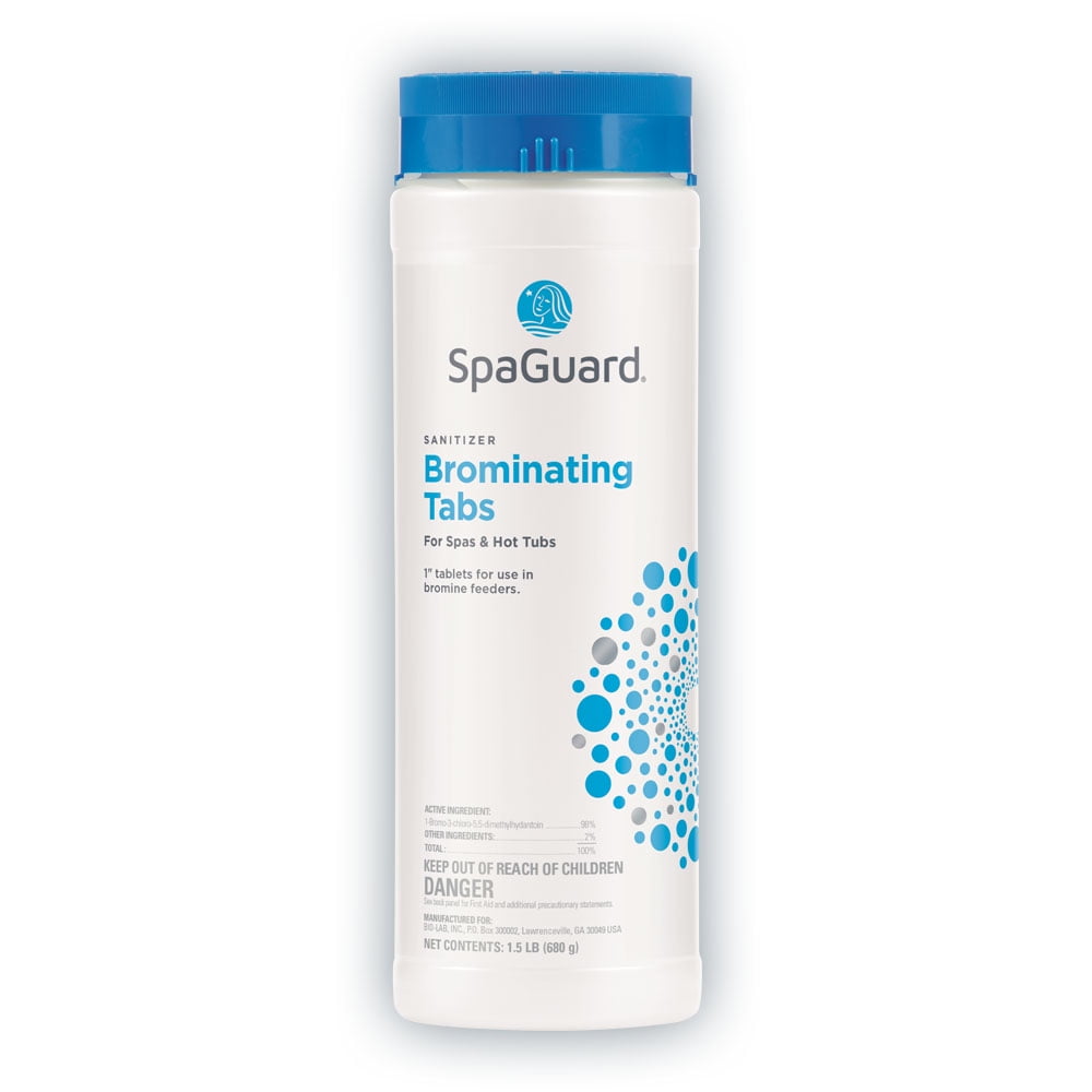 SpaGuard Hot Tub Bromine Chemicals NonChlorine Dispenser Tabs, 1.5