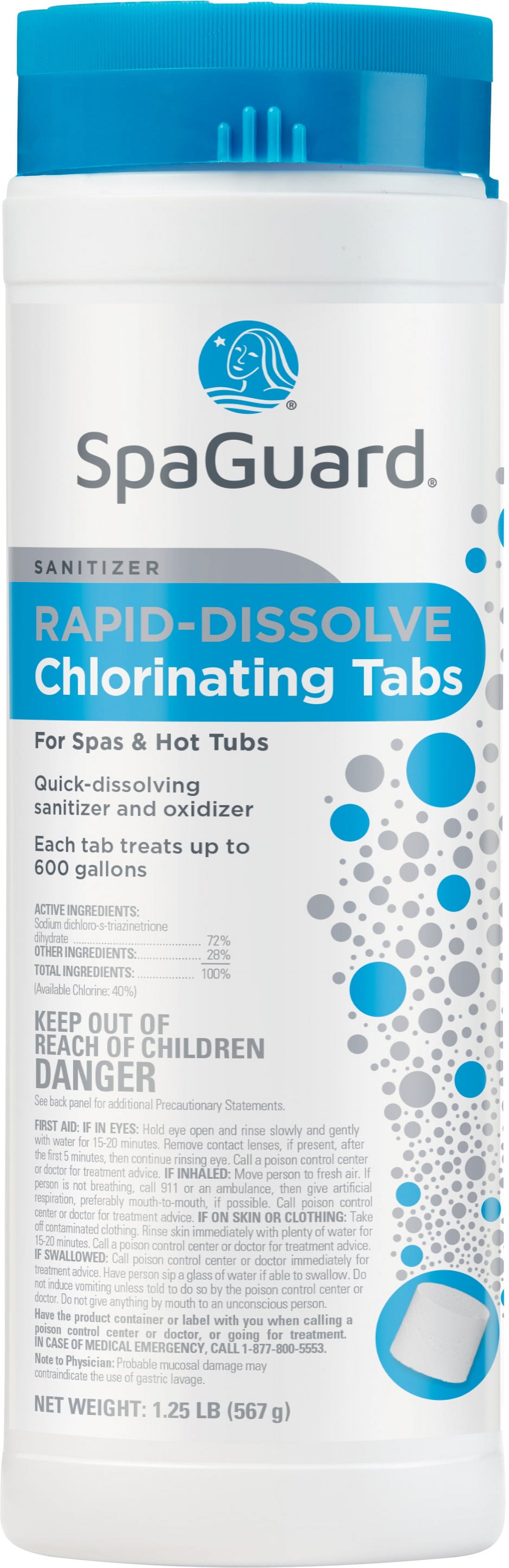 SpaGuard Rapid Dissolve Chlorinating Tabs (1.25 lb)