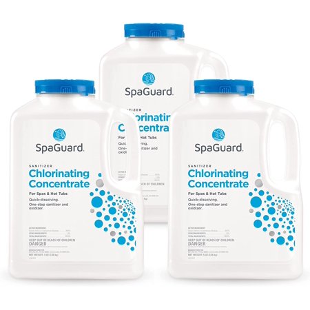SpaGuard Spa Chlorinating Concentrate - 5 Lb Pack of 3