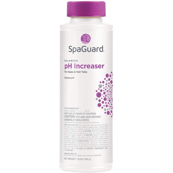 SpaGuard Balance pH Increaser for Spas & Hot Tubs, 18 oz 1.12 lbs/510 g