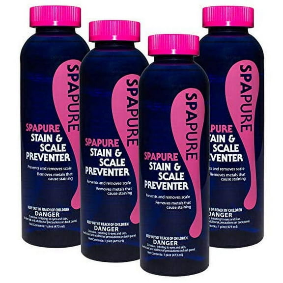 SpaPure Stain & Scale Preventer (1 pt) (4 Pack)
