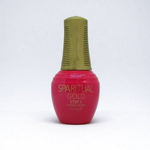SpaRitual Gold Nail Lacquer "Raise Your Vibe #8900051" 0.5 oz