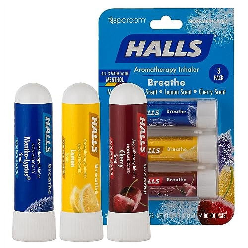 SpaRoom Halls Breathe Menthol with 100 Pure Essential Oils
