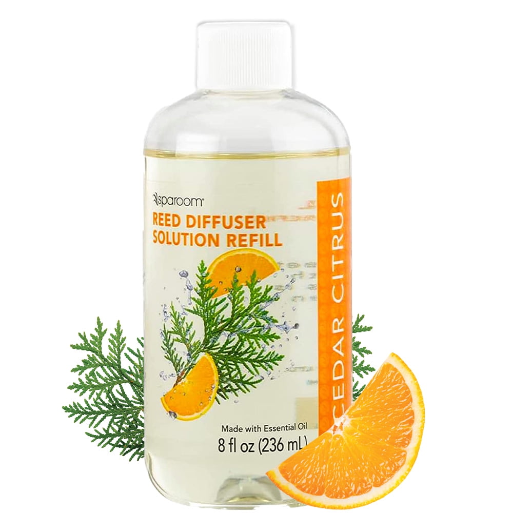 Cedar Citrus 8oz Reed Diffuser Essential Oil Refill