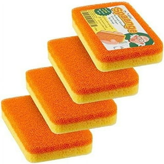Original Tuff-Scrub Professional Microfiber Scrub 'N' Wipe Cleaning Sponge  Pads, Scouring & Wiping, Pack of 2 Large Size 