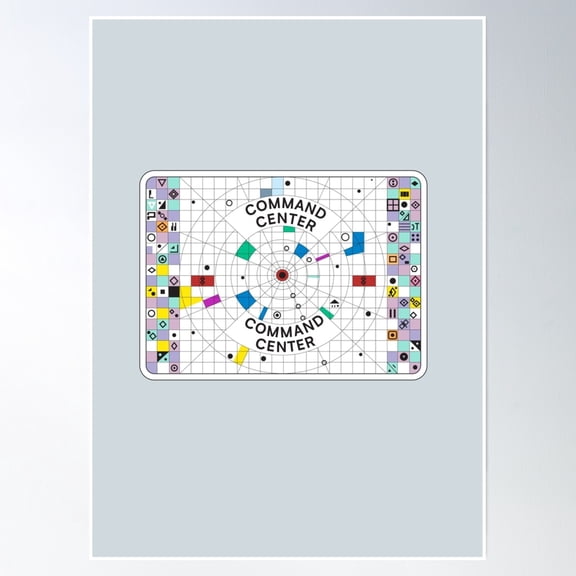 Space 1999: Command Center Poster Wall Art, Modern Wall Decor, 8x12 UNFRAMED