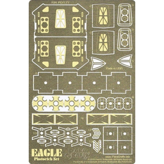 Space 1999 Eagle 1 Photoetch Set - PGX177 ParaGrafix