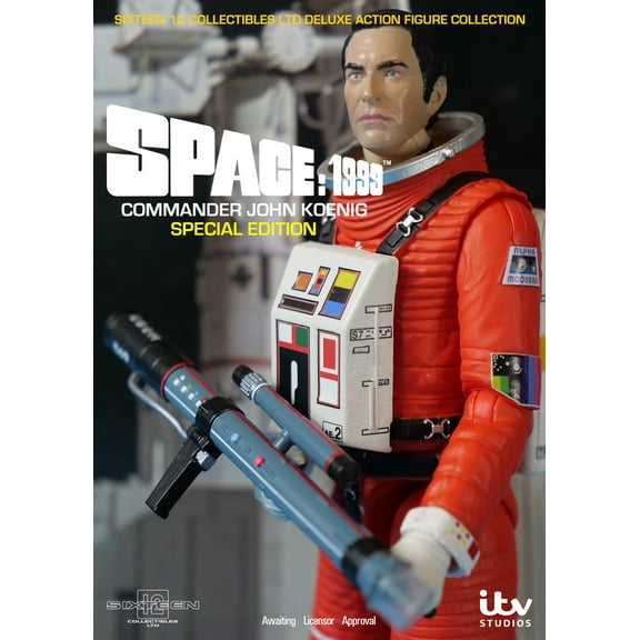 Space 1999 - John Koenig - In Spacesuit with ALP Laser By Sixteen 12