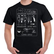Space 1999 Moonbase Equipment Adult T-Shirt-Small