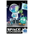 thumbnail interactive-video image 1 of Space 48 Pieces Interlocking Jigsaw Puzzle for Kids, 1 of 7