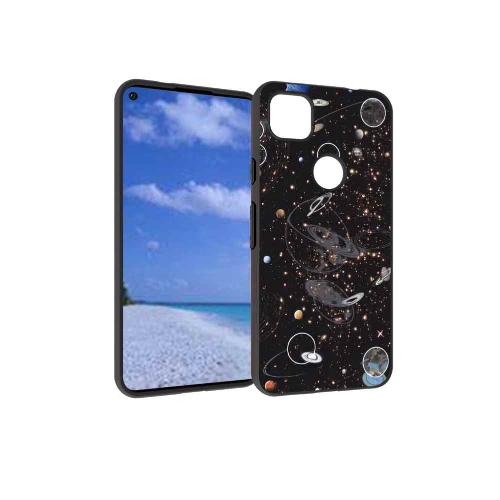 Space-6th-Gen phone case for Google Pixel 4A 4G for Women Men Gifts,Soft silicone Style Shockproof - Space-6th-Gen Case for Google Pixel 4A 4G